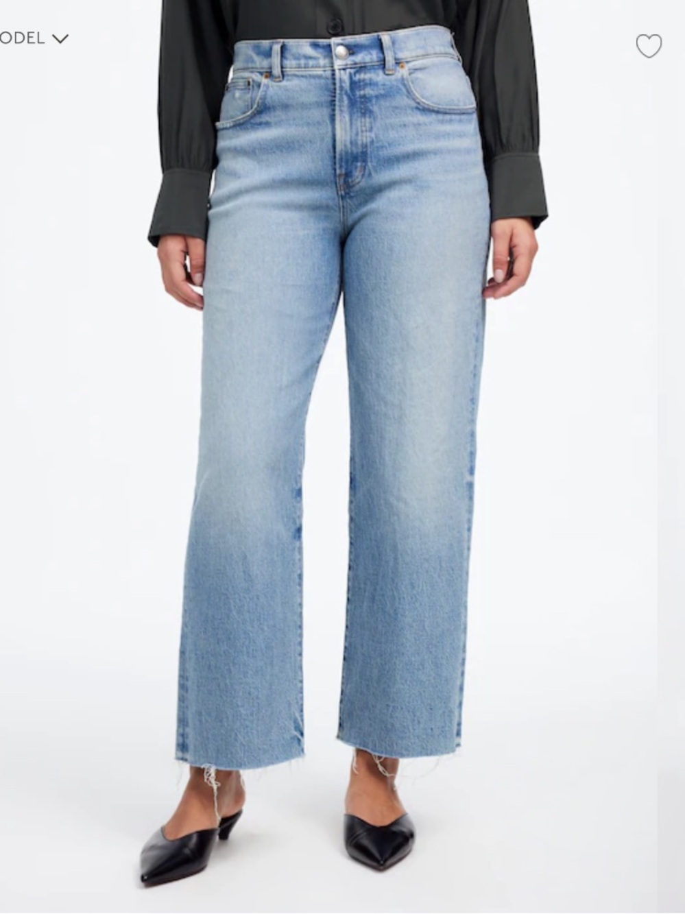 Madewell THE PERFECT VINTAGE
WIDE-LEG CROP
JEAN - Picture 2 of 13